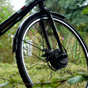 Basis Hybrid Full Size Folding Electric Bike Wheel 27.5", 9.6AH - Black/Red - Thumbnail Image 3