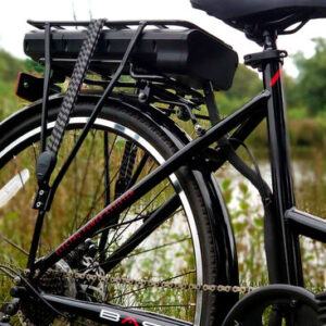 Basis Hybrid Full Size Folding Electric Bike Wheel 27.5", 9.6AH - Black/Red - Thumbnail Image 5