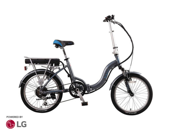 Basis Osprey Folding Low Step Electric Bike, 13" Frame Size - 14AH