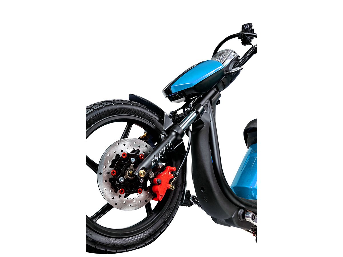 Eskuta SX-250D Cargo Delivery Electric Moped Scooter - Matt Blue - Image 2