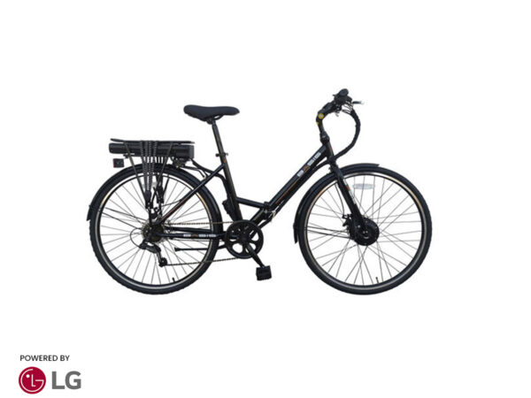 Basis Hybrid Full Size Folding Electric Bike Wheel 27.5", 9.6AH - Black/Red