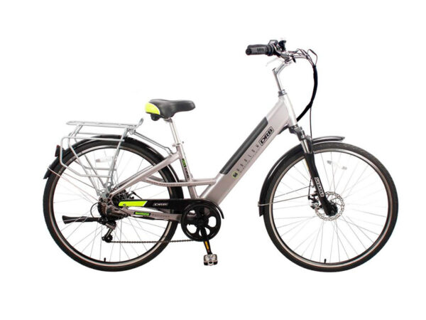 Dallingridge Harlow Step Through Hybrid Electric Bike, Wheel 27.5" , 6 Speed - Satin Silver