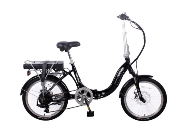 Dallingridge Oxford Folding Electric Bike 20" Wheel, 6 Speed, 8.8AH - Gloss Black
