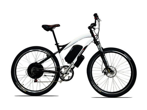 Stealth 18" Frame 1000W Dual Power Mountain Electric E-Bike - 12AH