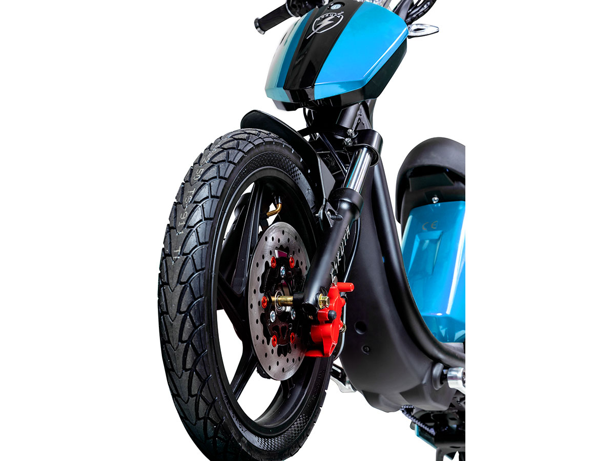 Eskuta SX-250 Electric Moped Scooter - Matt Blue - Image 3