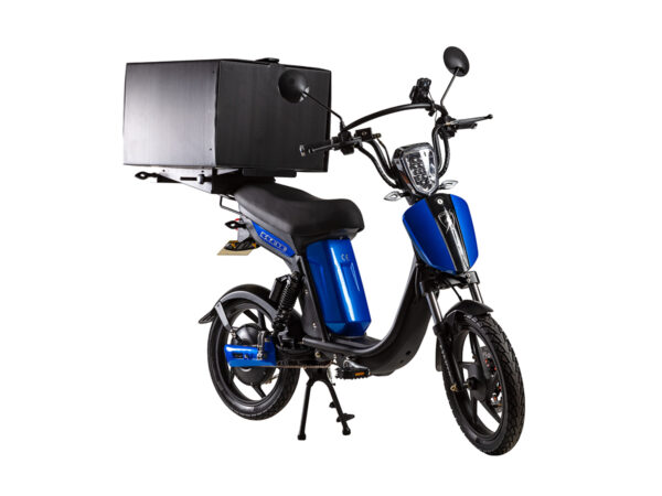 Eskuta SX-250D Cargo Delivery Electric Moped Scooter - Gloss Blue