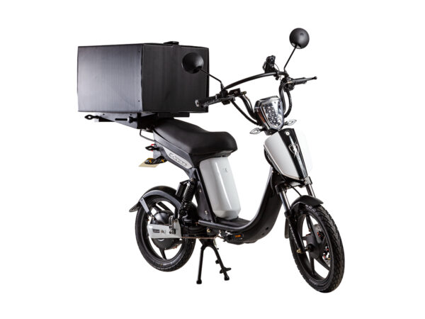 Eskuta SX-250D Cargo Delivery Electric Moped Scooter - Gloss White