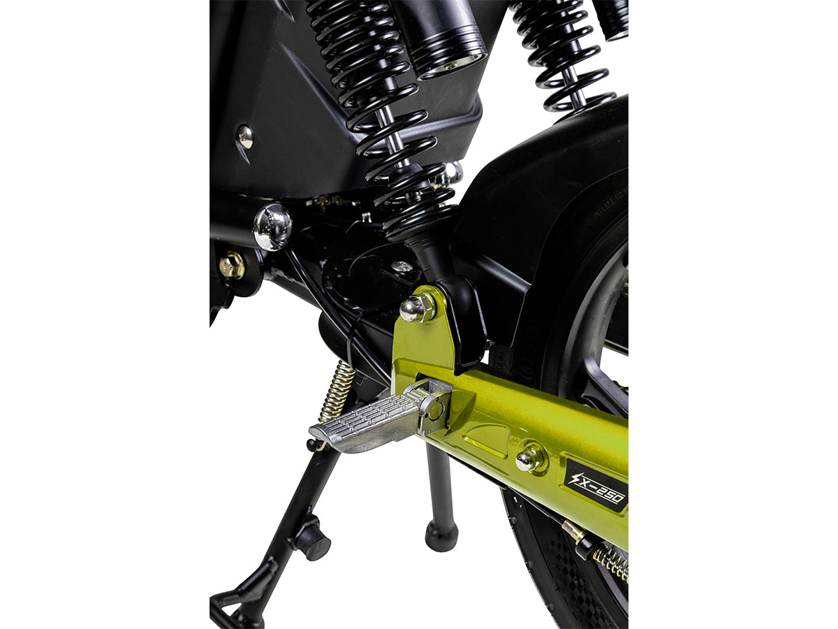 Eskuta SX-250D Cargo Delivery Electric Moped Scooter - Matt Acid Yellow - Image 5