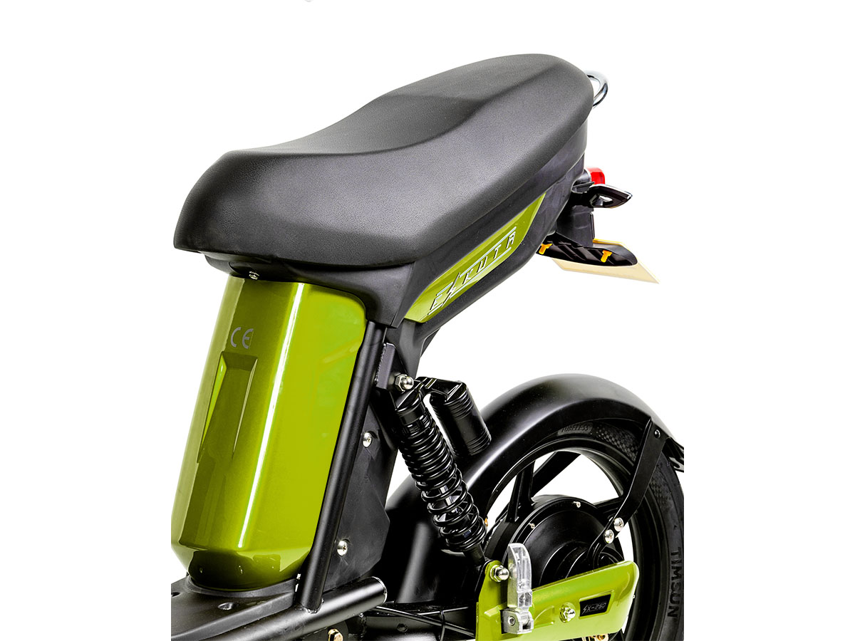 Eskuta SX-250D Cargo Delivery Electric Moped Scooter - Matt Acid Yellow - Image 7