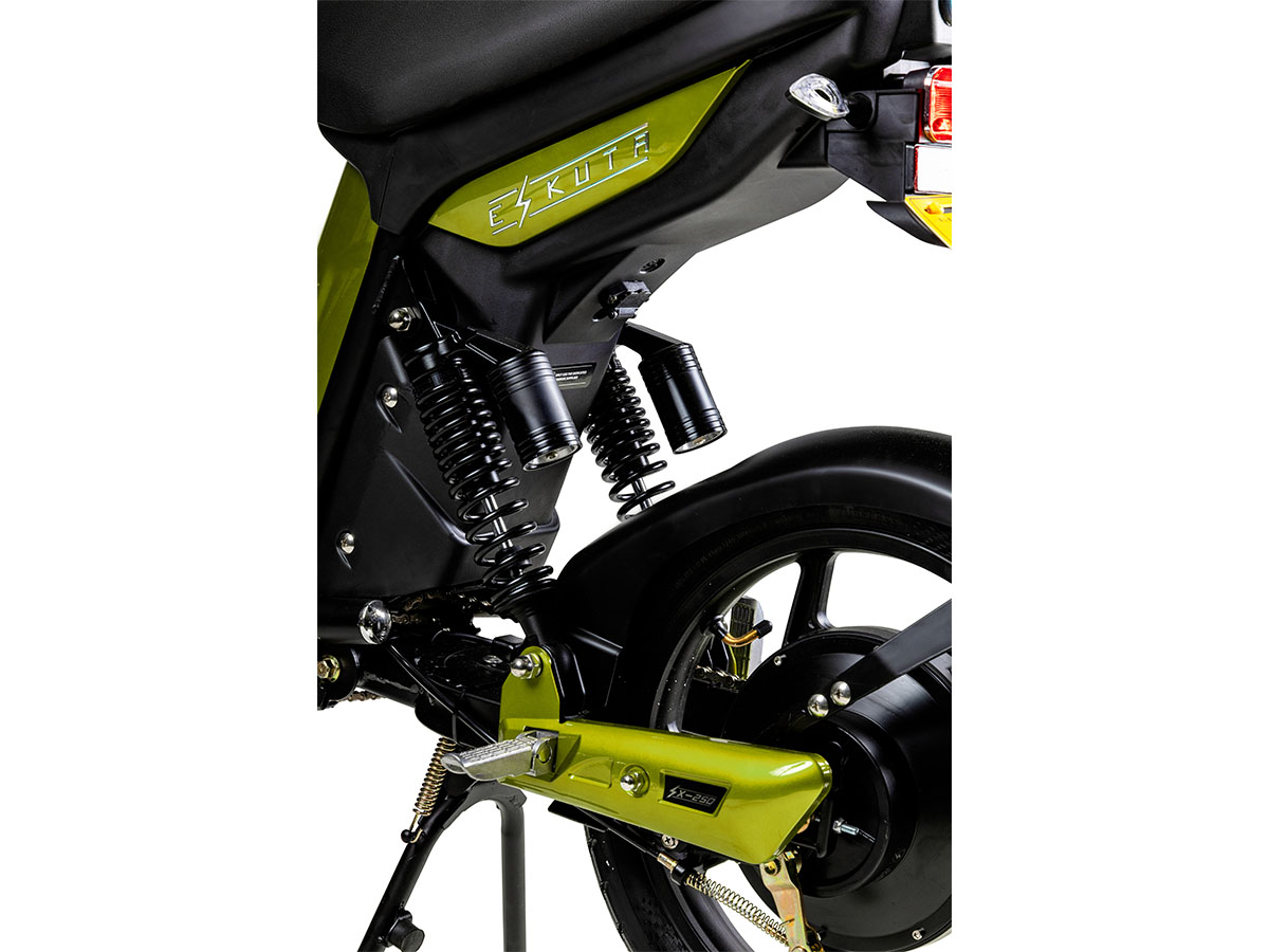 Eskuta SX-250D Cargo Delivery Electric Moped Scooter - Matt Acid Yellow - Image 8