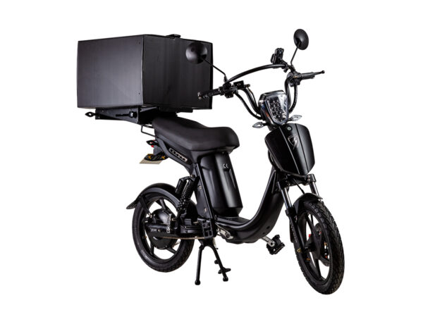 Eskuta SX-250D Cargo Delivery Electric Moped Scooter - Matt Black