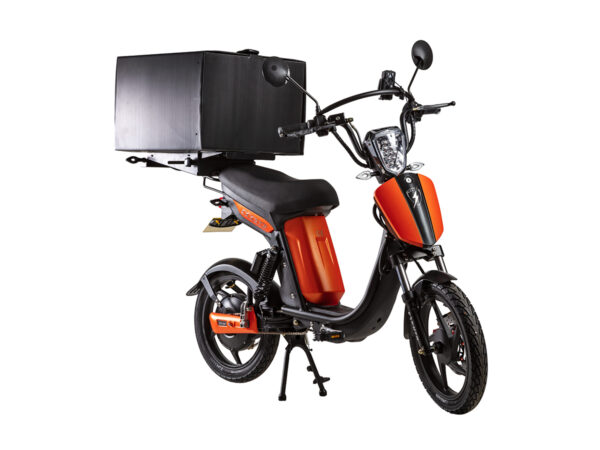Eskuta SX-250D Cargo Delivery Electric Moped Scooter - Matt Orange